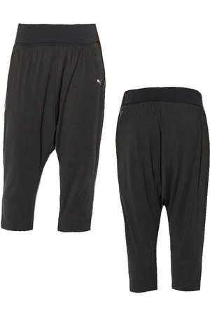 PUMA Dames Drapey Charcoal 3/4 Dance Joggers