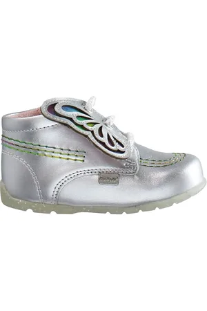 Kickers Hi Faires Kinder Zilveren Laarzen