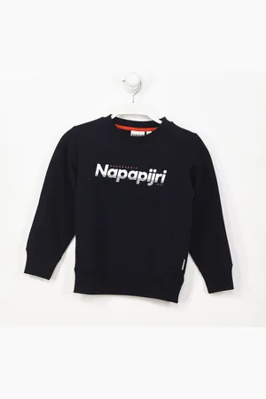 Napapijri Jongenssweater met lange mouwen en ronde hals GA4EQ6