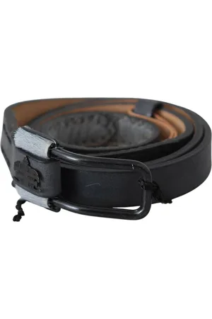 ERMANNO SCERVINO Lederen Franjes Logo Gesp Riem