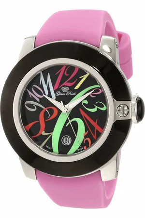 Glam Rock Dameshorloge Kwarts Zwart & Zilver