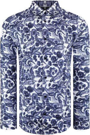 Ted Baker Uldale Heren /Blauw Peterselie Overhemd