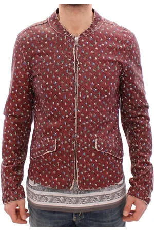 Dolce & Gabbana Leren Jas Met Boxerprint