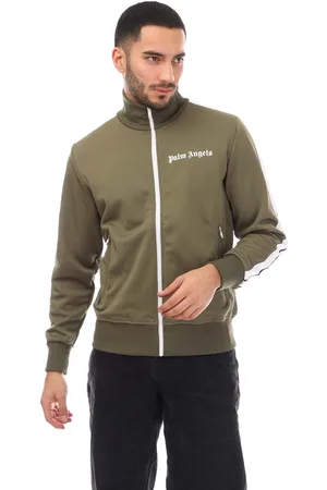 Palm Angels Heren Classic Track Jacket in Wit