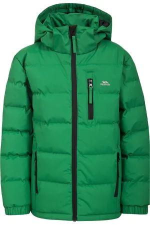Trespass Jongens Tuff Padded Winterjas (Green)
