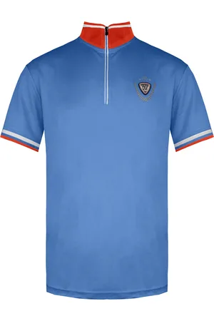 Rossignol Korte Mouw 3/4 Zip Up /Oranje Heren Virage Poloshirt RLDMY10 793