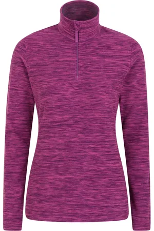 Mountain Warehouse Dames/dames Snowdon Gemêleerd Fleece Top (Druif)