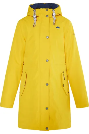 Schmuddelwedda Winter parka Dames donkergeel