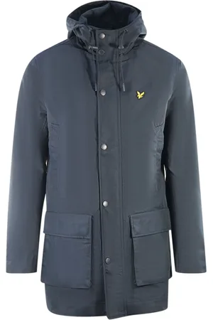 Lyle & Scott Hooded Parka Navy Blue Jacket