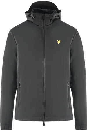 Lyle & Scott Texture Shell Black Jacket