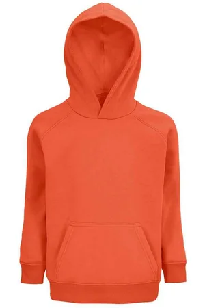 Sols Kinderen/Kinderen Stellar Organic Hoodie (Gebrande sinaasappel)