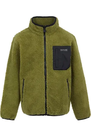 Regatta Kinder/Kids Frankie Full Zip Fleecejack (Nefrietgroen)