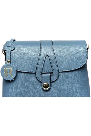 ISABELLA Turkoois Rundleer Tas