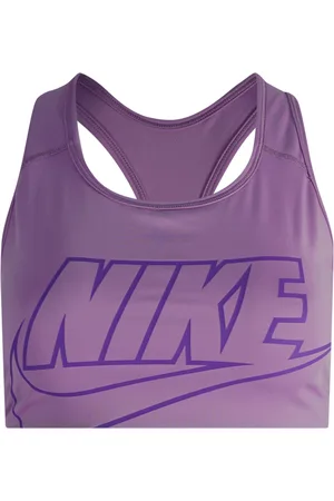Nike Paarse sport-bh met Swoosh-logo