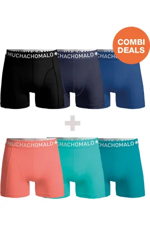 Muchachomalo Heren Boxershorts - 3+3 Pack - Mannen Onderbroeken