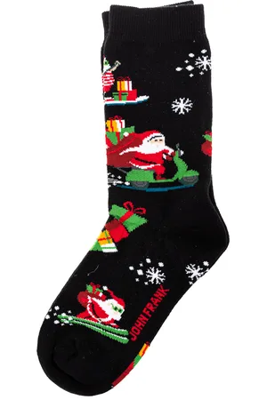 JOHN FRANK Damessokken met anti-drukrand WJFLSFUNCH07-MULTICOLOR