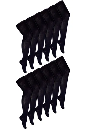 Sock Snob 12 paar ondoorzichtige schooluniformpanty
