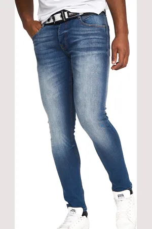 Crosshatch Heren Barbeck Slim Jeans (Blauw getint)