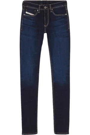 Diesel Sleenker donkerblauwe denimjeans