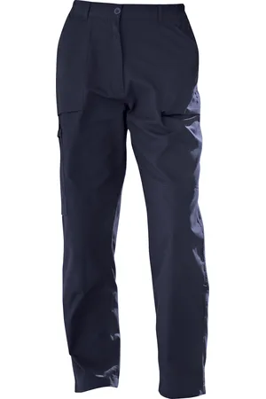 Regatta Vrouwen/dames Nieuwe Actie Waterafstotende Broek (Marine)
