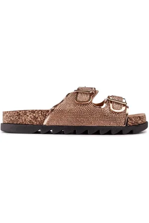 Solesister Cat Wide Fit Footbed Sandalen