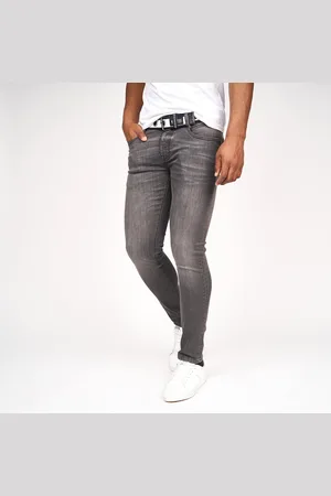 Crosshatch Heren Barbeck Slim Jeans (Grijs wasgoed)