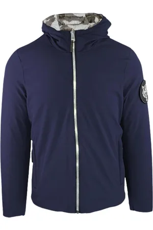 Philipp Plein Philipp Padded Signature Logo Navy Jacket
