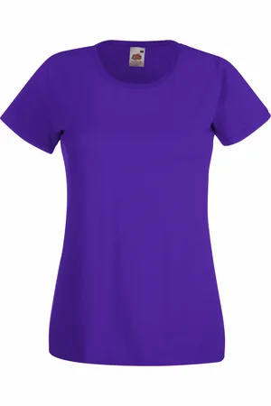 Fruit Of The Loom Dames/vrouwen Lady-Fit Valueweight Short Sleeve T-Shirt (Pak van 5)