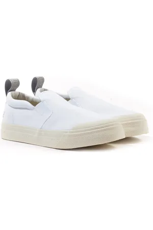 Lyle & Scott Duncan witte canvas schoenen