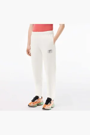 Lacoste Dames Sweatpants met geborduurde rechte pijpen in
