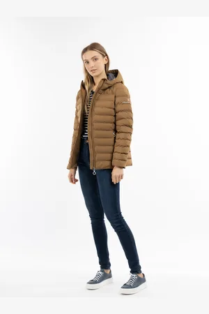 Dreimaster Gewatteerd winterjack ijszweefvliegtuig Dames donker