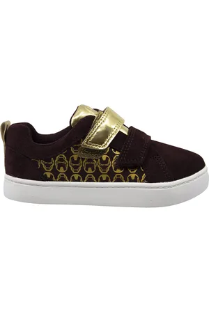 Clarks X Marvel City Hero Kinderen Burgundy Trainers