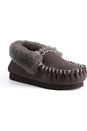 Aus Wooli Australia Hand Stitched Womens Schapenvacht Mocassin