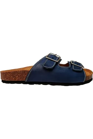 Belang Olwen flache Slingback-Sandale mit doppelter Riemenspitze im Ristbereich.
