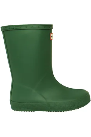 Hunter Original First Kids Groene Wellington Laarzen