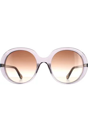 Chloé Chloe Ovale dames transparant bruin gradiënt ch0007s