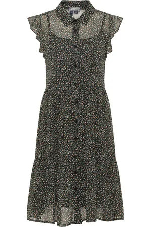 Dreimaster Blouse jurk Dames Veelkleurig