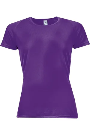 Sols Dames/dames Sportief T-Shirt met korte mouwen (Donkerpaars)
