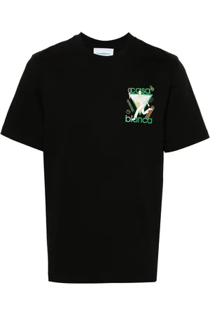 Casablanca Le Jeu bedrukt katoenen T-shirt in