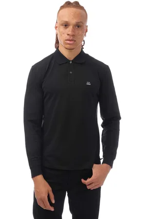 C.P. Company Herenpolo Stretch Piquet met lange mouwen in