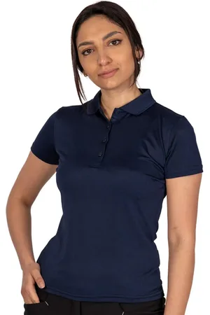 Island Green Dames/Dames Klassiek Micro Pique Golf Poloshirt (Marine)