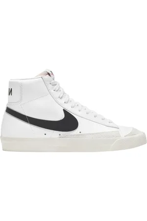 Nike Blazer Mid 77 Vintage Zwart Logo Witte Sneakers