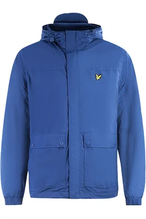 Lyle & Scott Hooded Pocket Blue Jacket