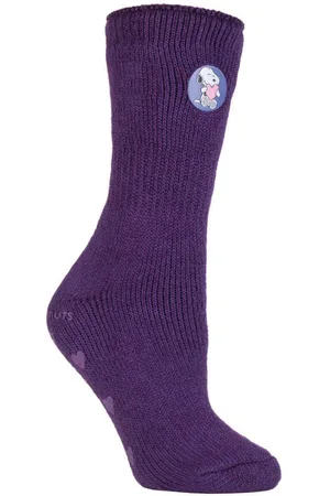 Heat Holders Thermische pantoffelsokken voor dames binnenshuis - Pinda