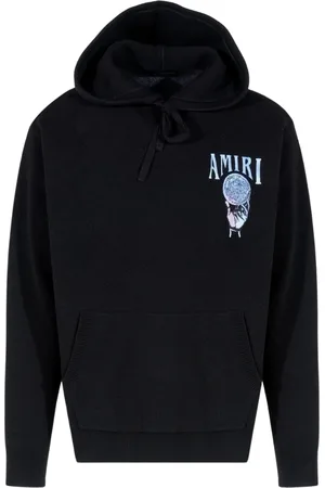 AMIRI Crystal Ball zwarte kasjmier hoodie