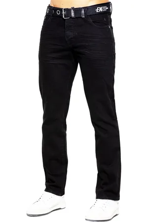 Enzo Heren Denim Straight Fit Jeans