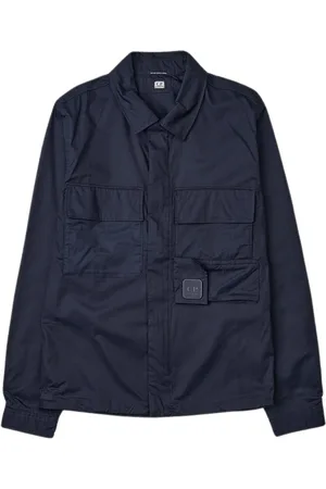 C.P. Company CP Company Gabardine PD Total Eclipse marineblauwe jas