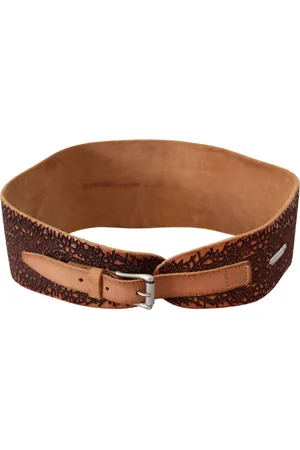 ERMANNO SCERVINO Geborduurde Lederen Riem Met Logo