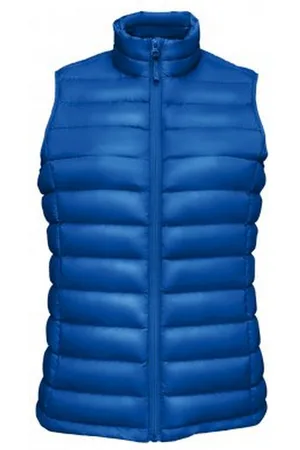 Sols Vrouwen/dames Wilson Lichtgewicht Gewatteerde Bodywarmer (Koningsblauw)