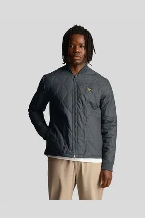 Lyle & Scott Marineblauw kort lichtgewicht jack
